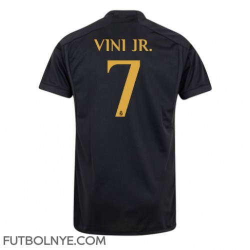 Camiseta Real Madrid Vinicius Junior #7 Tercera Equipación 2023-24 manga corta